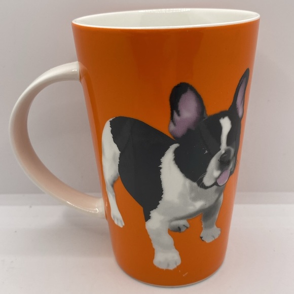 Maxwell & Williams Christopher Vine Paws Dog Puppy Mug Cup Orange - Picture 2 of 11